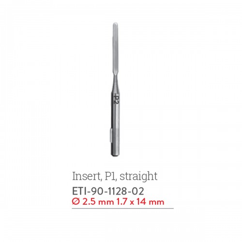 Insert, P1, straight