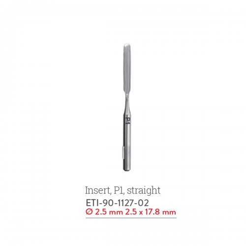 Insert, P1, straight